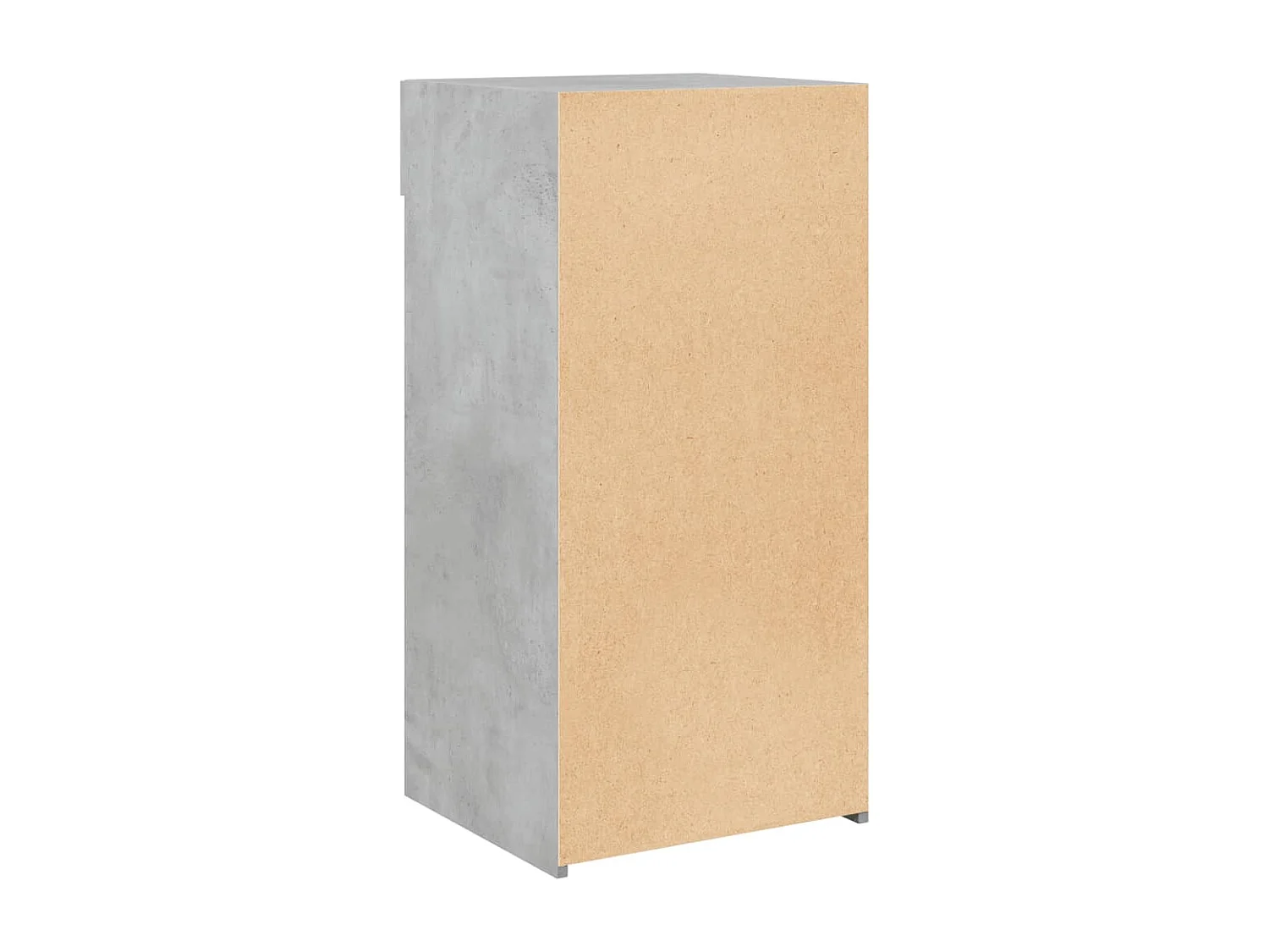 Buffet gris béton 45x42,5x93 cm bois d'ingénierie