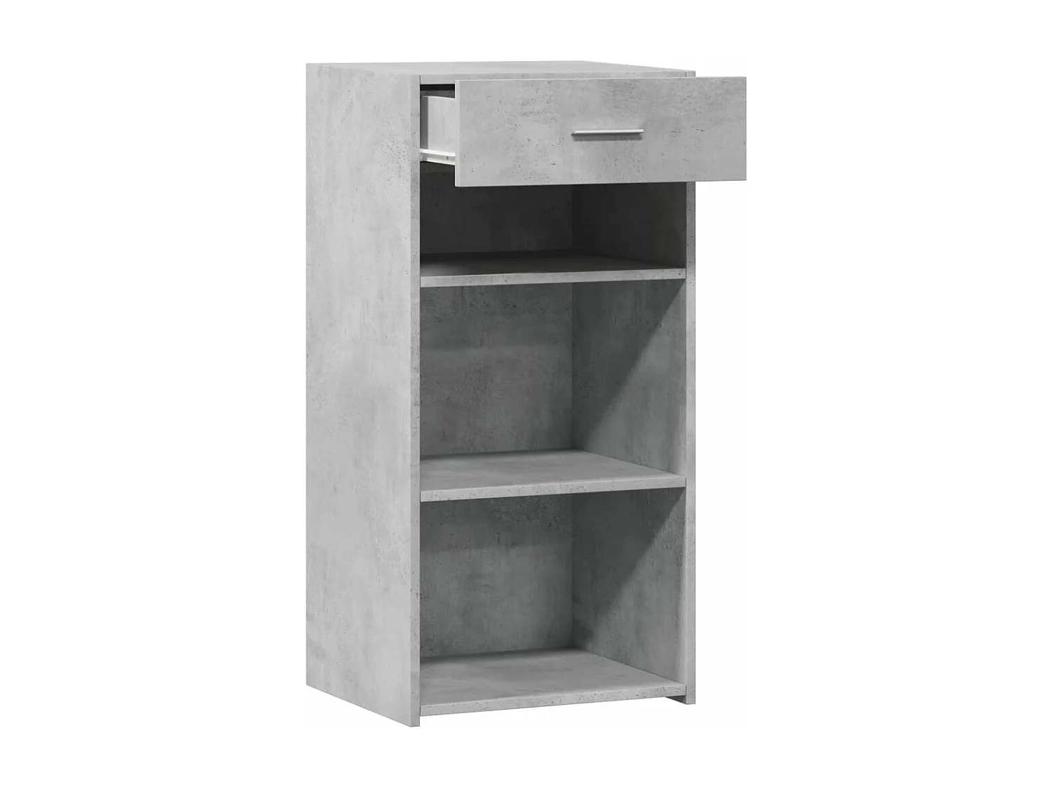 Buffet gris béton 45x42,5x93 cm bois d'ingénierie