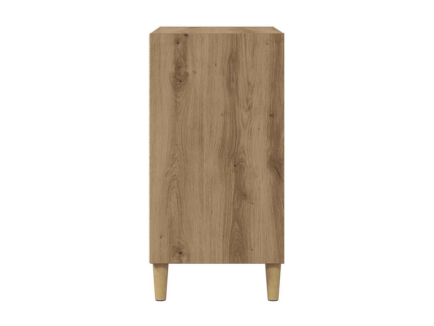 Buffet chêne artisanal 57x35x75 cm bois d'ingénierie