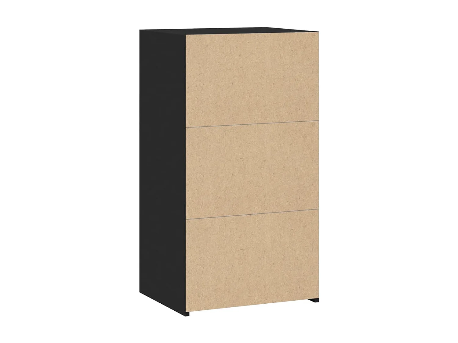 Buffet noir 50x41x93 cm bois d'ingénierie