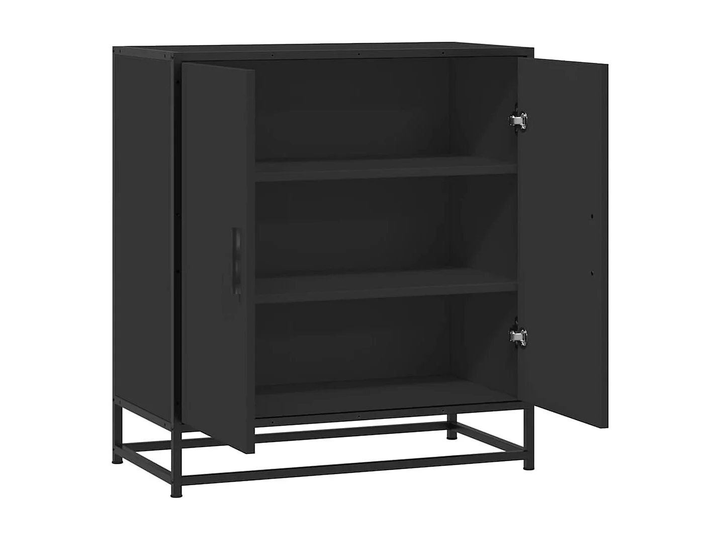 Aparador 68x35x76 cm derivados de madeira/metal preto