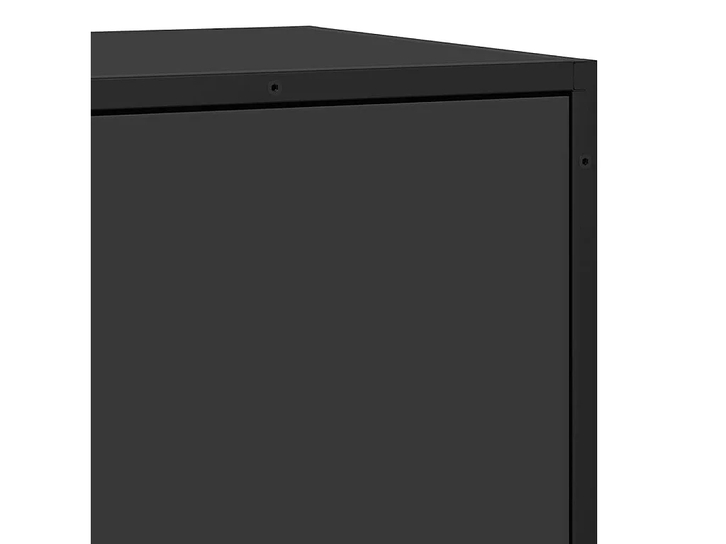 Aparador 68x35x76 cm derivados de madeira/metal preto