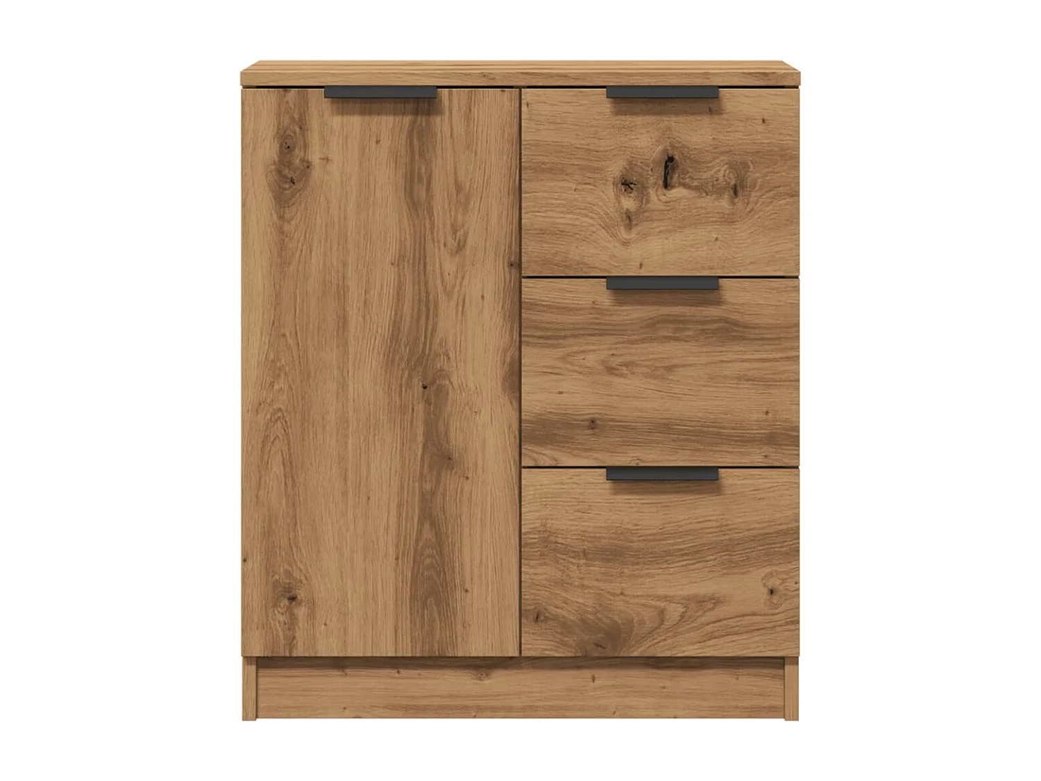 Dressoir 60x30x70 cm bewerkt hout artisan eikenkleurig