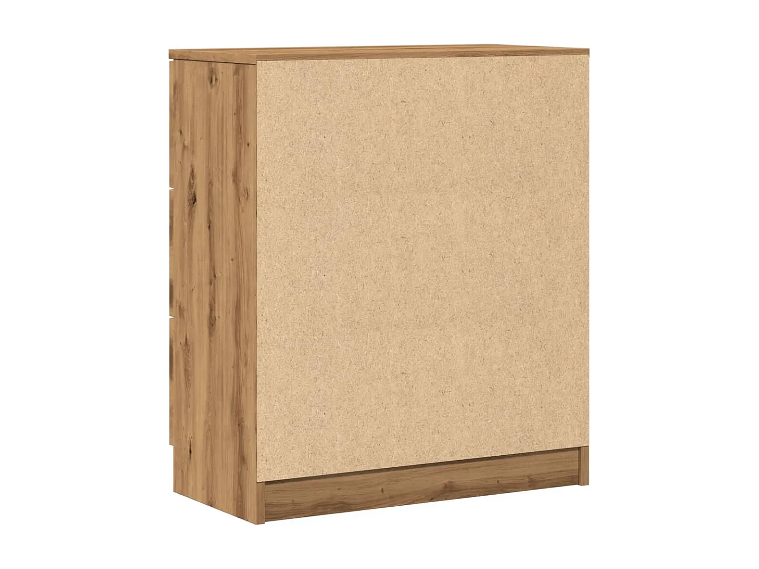 Dressoir 60x30x70 cm bewerkt hout artisan eikenkleurig