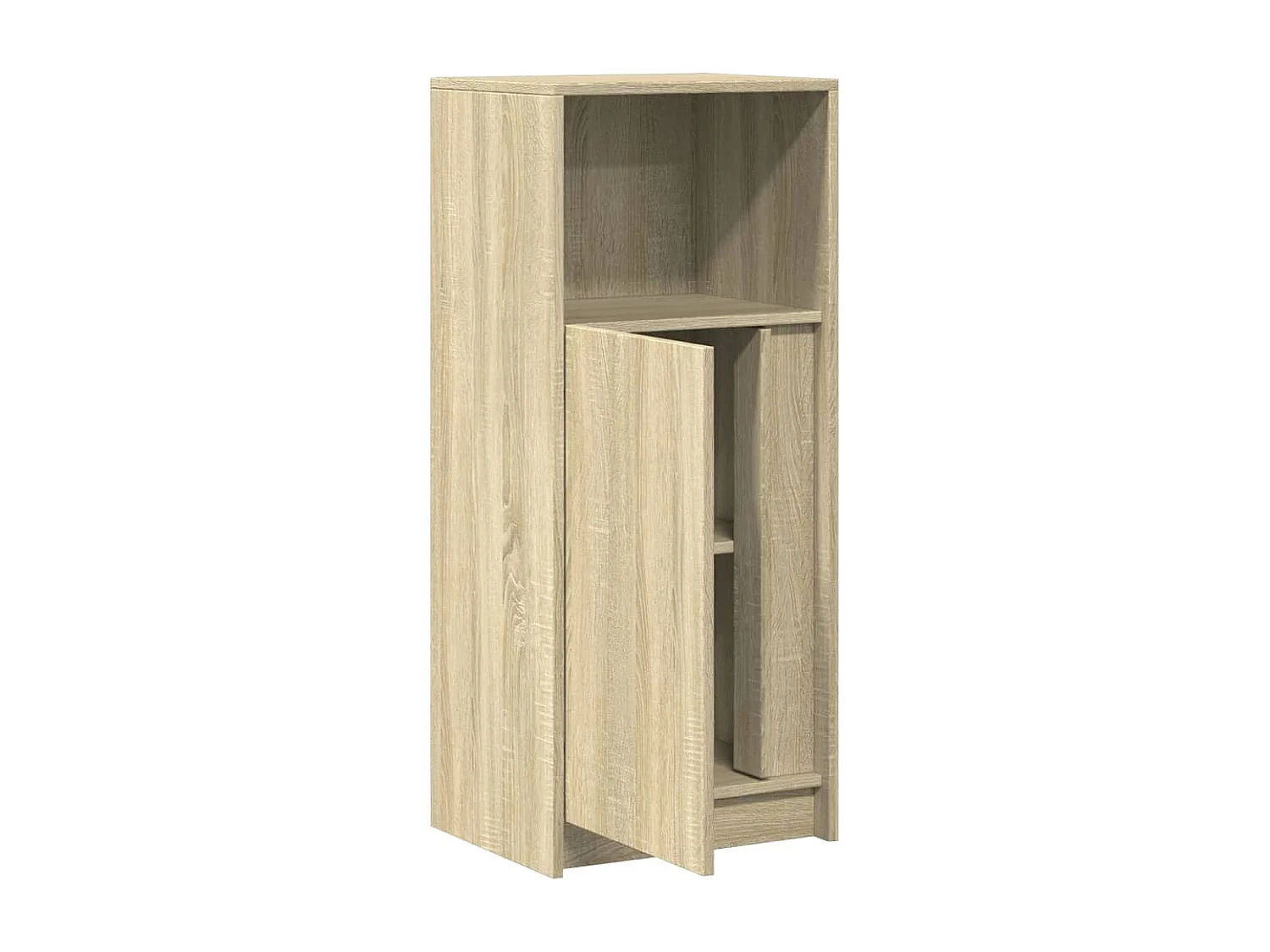 Buffet avec LED chêne sonoma 42,5x34x100 cm bois d'ingénierie