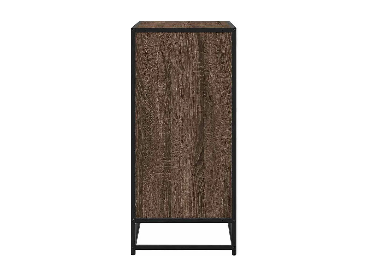 Buffet chêne marron 68x35x76 cm bois d'ingénierie