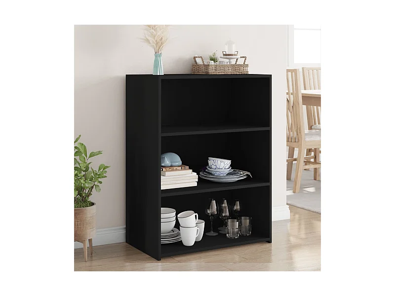 Sideboard Schwarz 70x41x93 cm Holzwerkstoff
