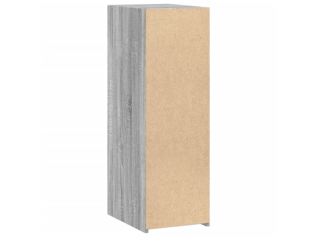 Dressoir 30x41x93 cm bewerkt hout grijs sonoma eikenkleurig