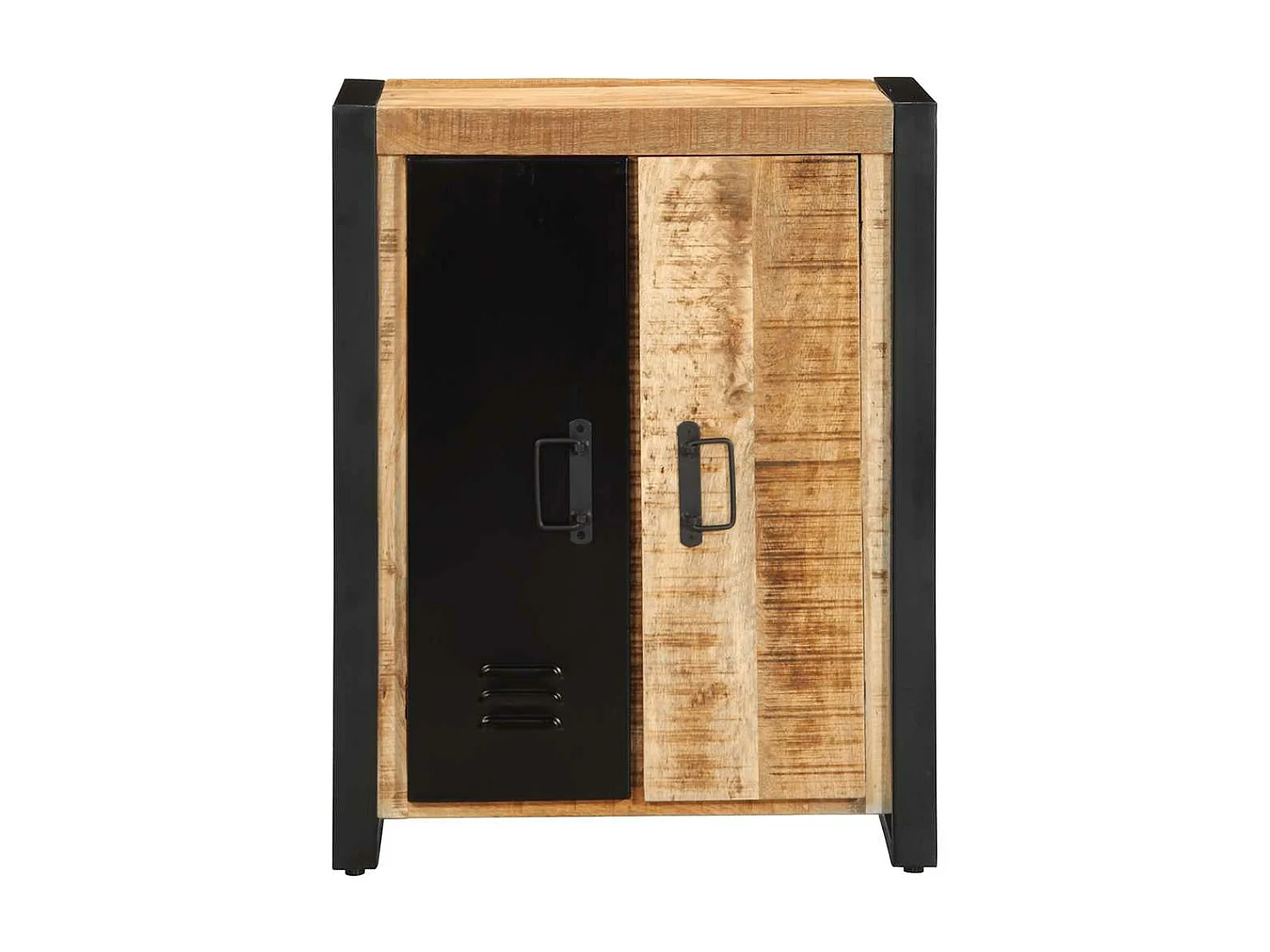 Buffet 55x35x70 cm bois de manguier brut massif