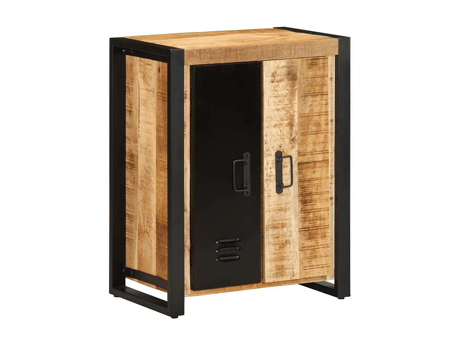 Buffet 55x35x70 cm bois de manguier brut massif