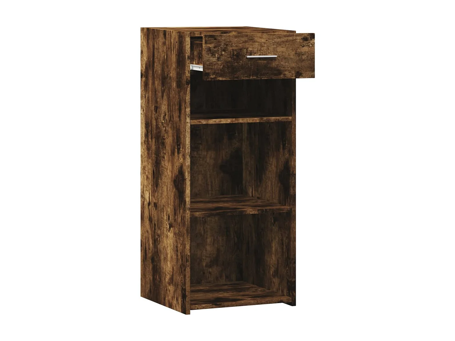 Buffet chêne fumé 40x42,5x93 cm bois d'ingénierie