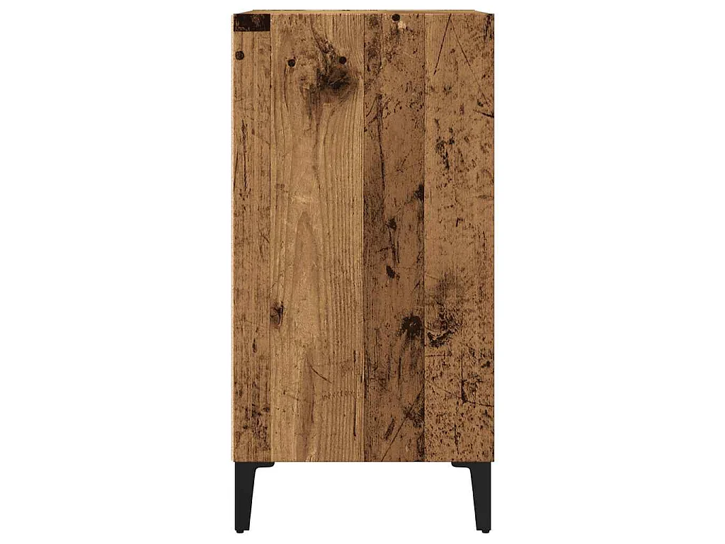 Buffet vieux bois 57x35x70 cm bois d'ingénierie