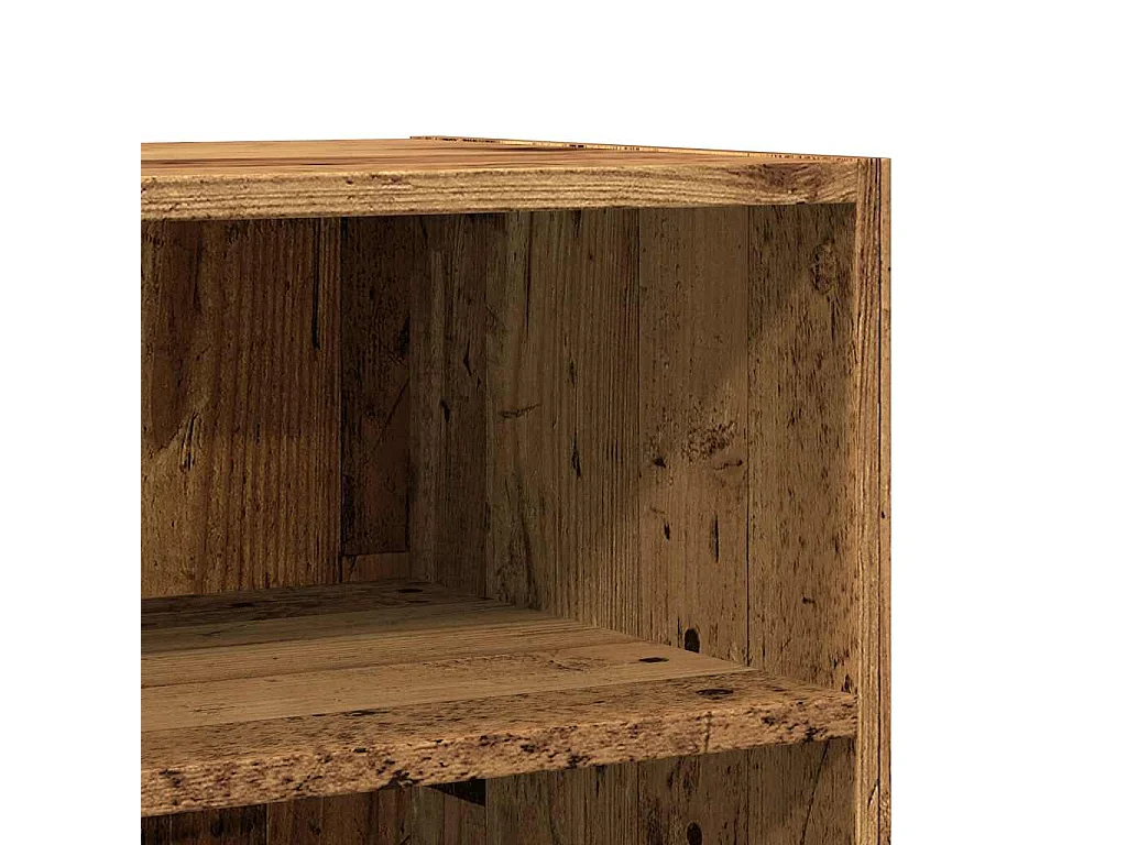 Buffet vieux bois 57x35x70 cm bois d'ingénierie