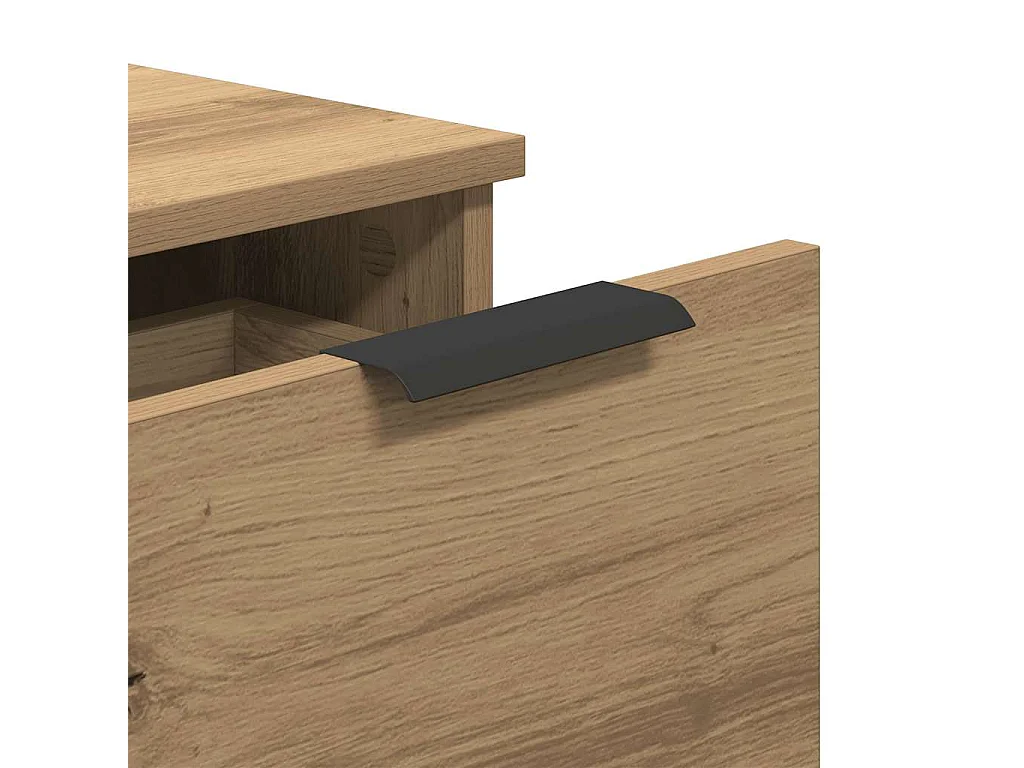 Sideboards 2 Stk. Artisan-Eiche 30x30x70 cm Holzwerkstoff