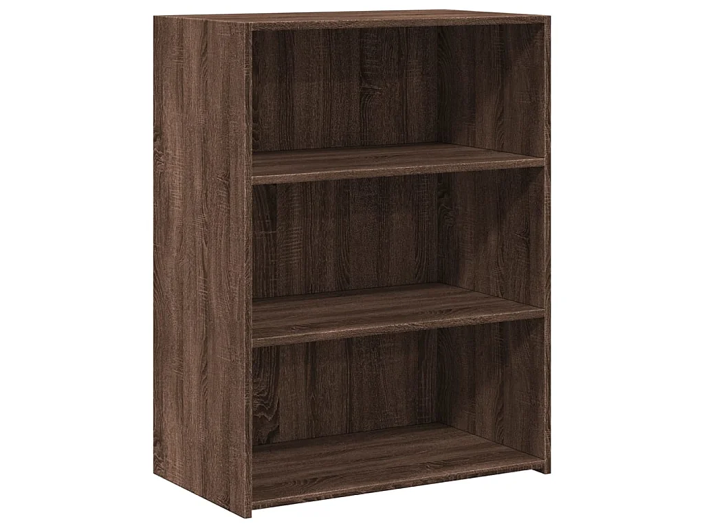 Dressoir 70x41x93 cm bewerkt hout bruin eikenkleur