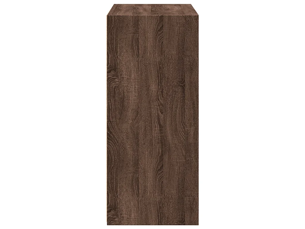 Dressoir 70x41x93 cm bewerkt hout bruin eikenkleur