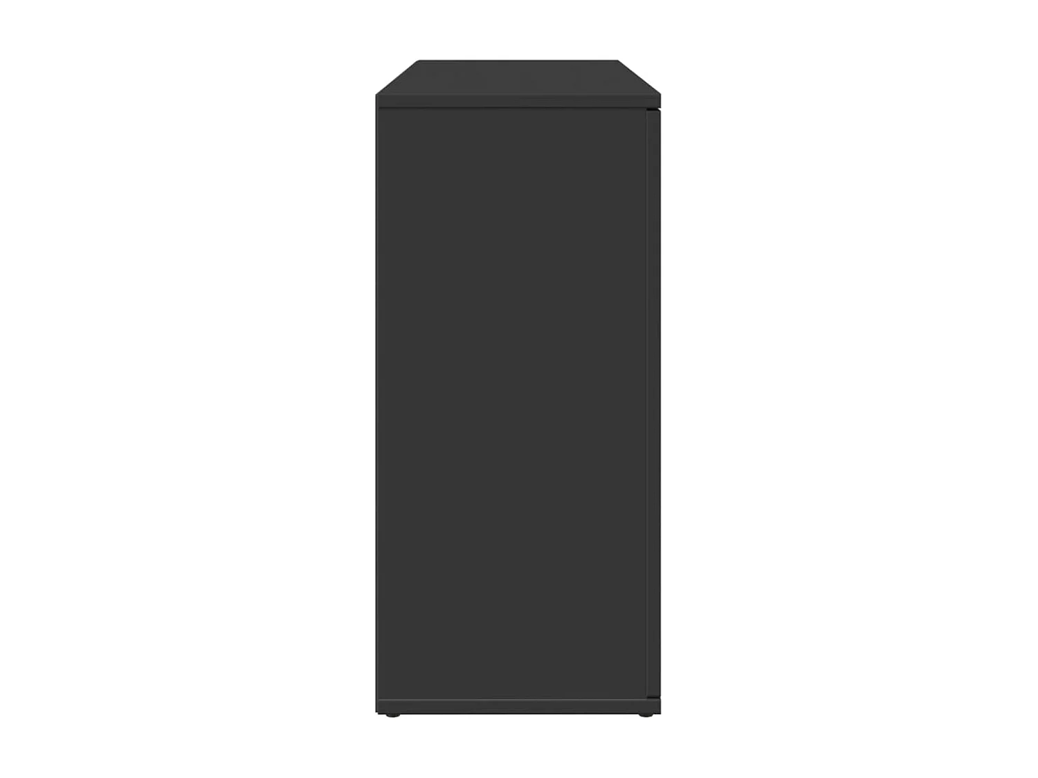 Buffet noir 90,5x29,5x65 cm bois d'ingénierie