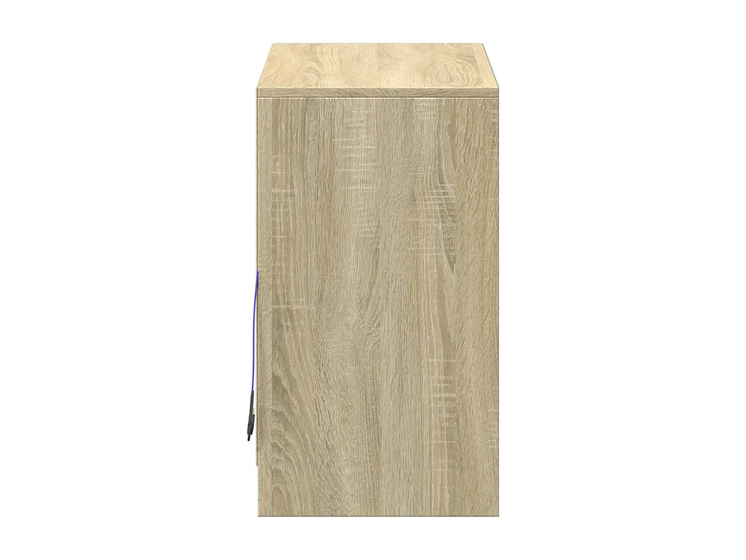 Buffet avec LED chêne sonoma 72x34x61 cm bois d'ingénierie
