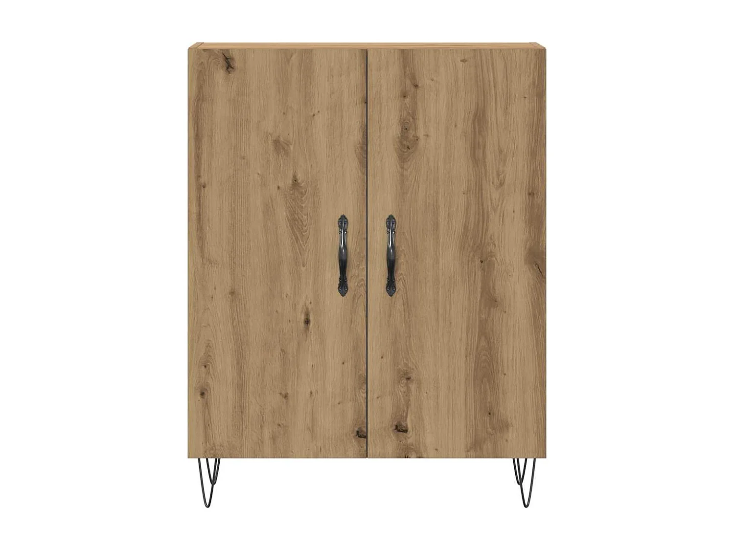 Buffet chêne artisanal 69,5x34x90 cm bois d'ingénierie