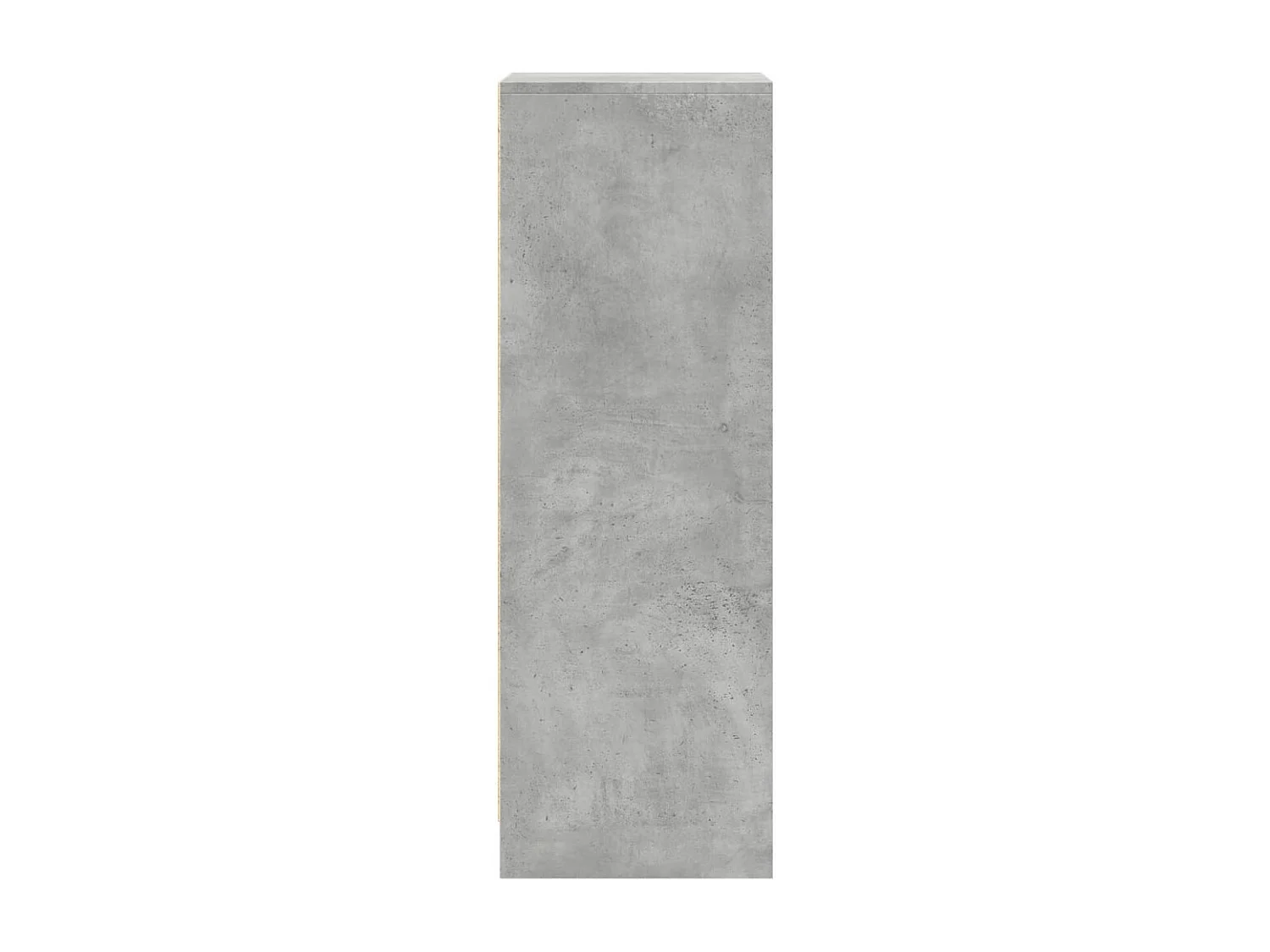 Buffet avec LED gris béton 42,5x34x100 cm bois d'ingénierie