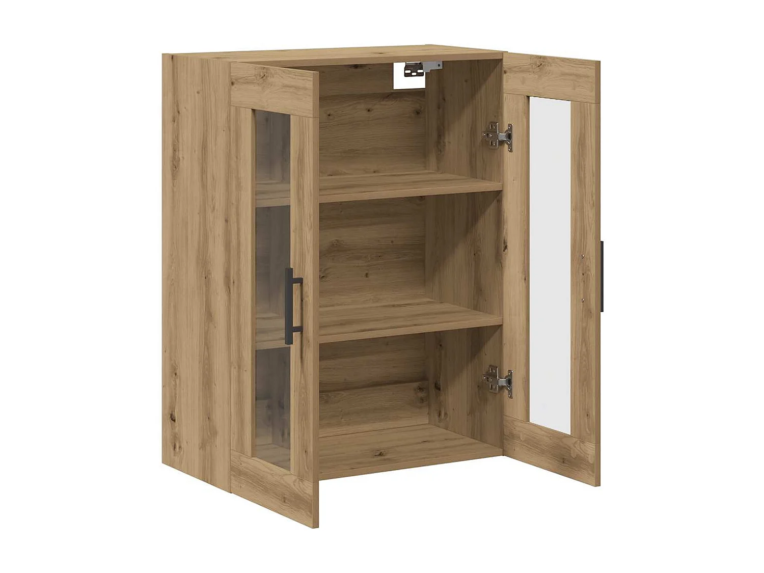 Credenza Rovere Artigianale 69,5x34x90 cm in Legno Multistrato