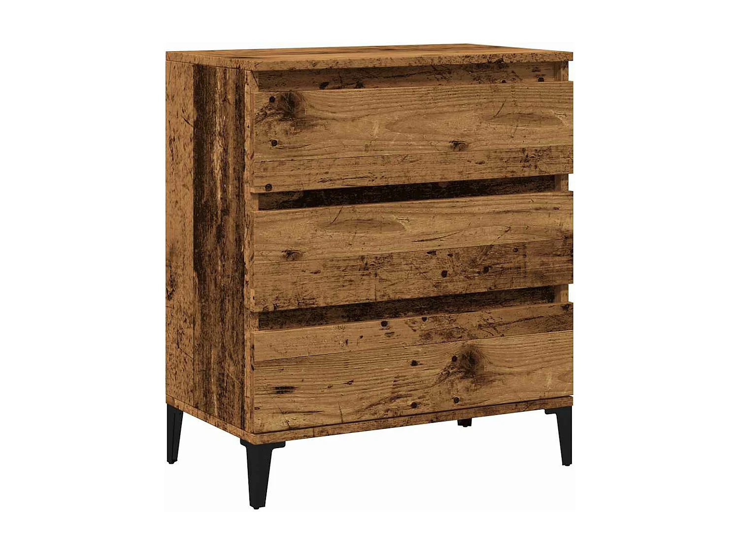 Credenza Legno Vecchio 60x35x70 cm in Legno Multistrato