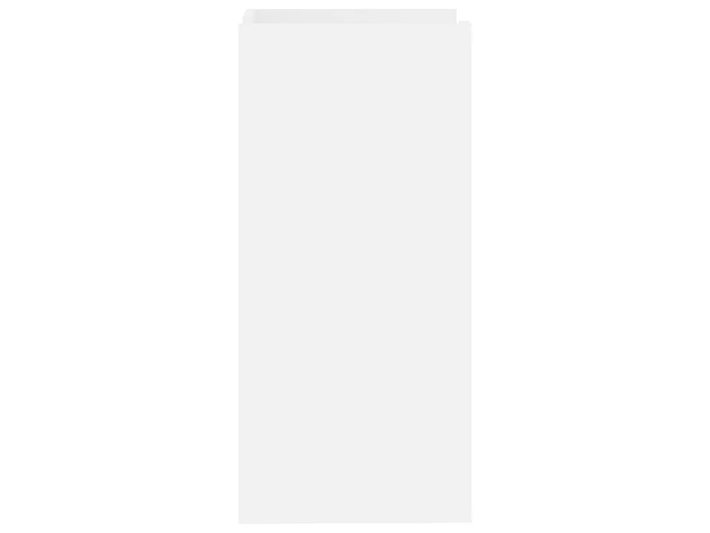 Buffet blanc 45x35x75 cm bois d'ingénierie