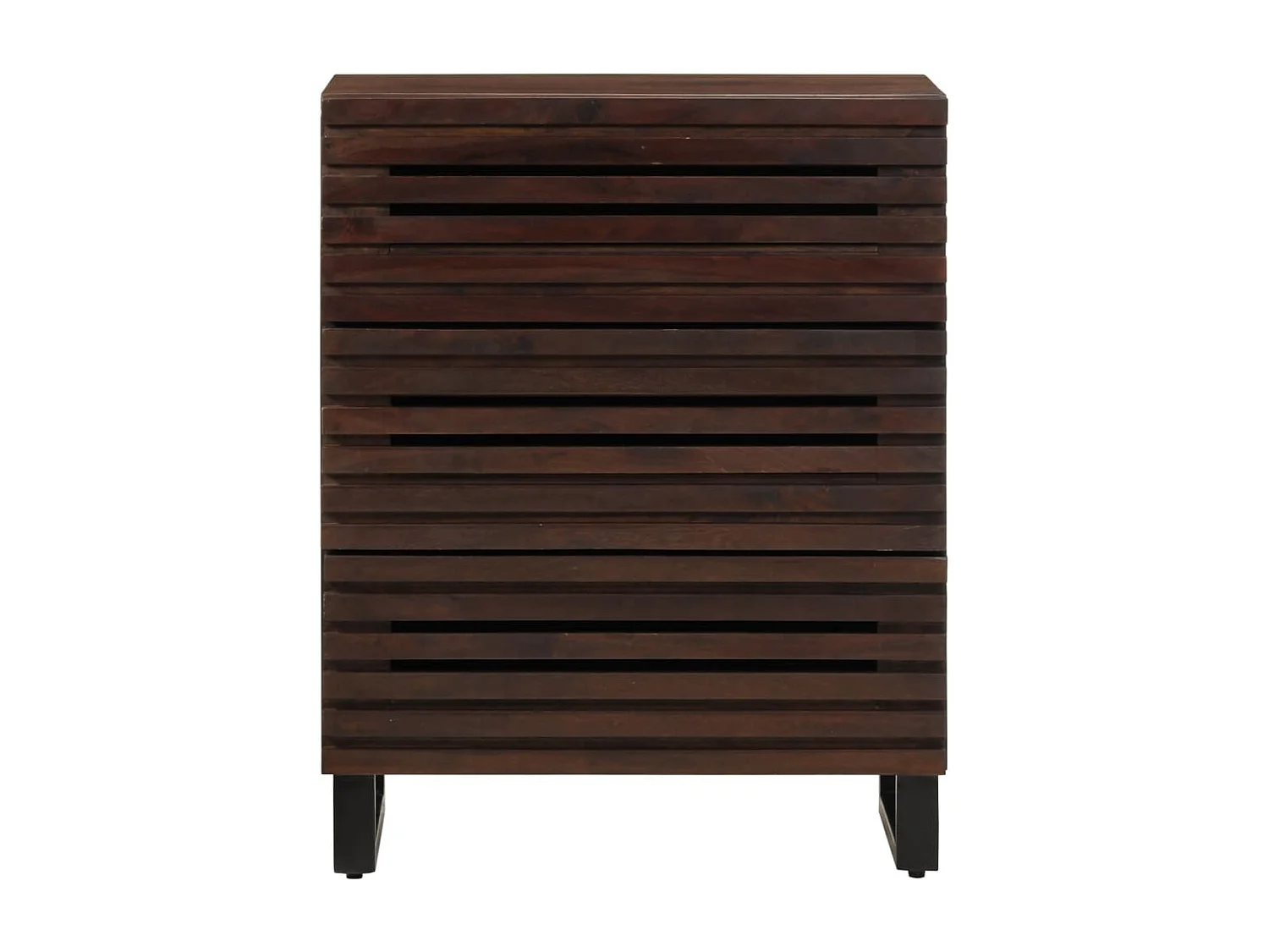 Buffets 2 pcs 60x34x75 cm bois massif de manguier