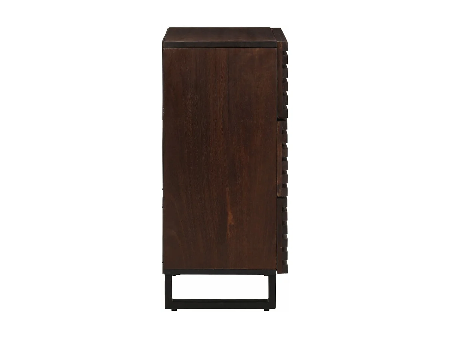 Buffets 2 pcs 60x34x75 cm bois massif de manguier