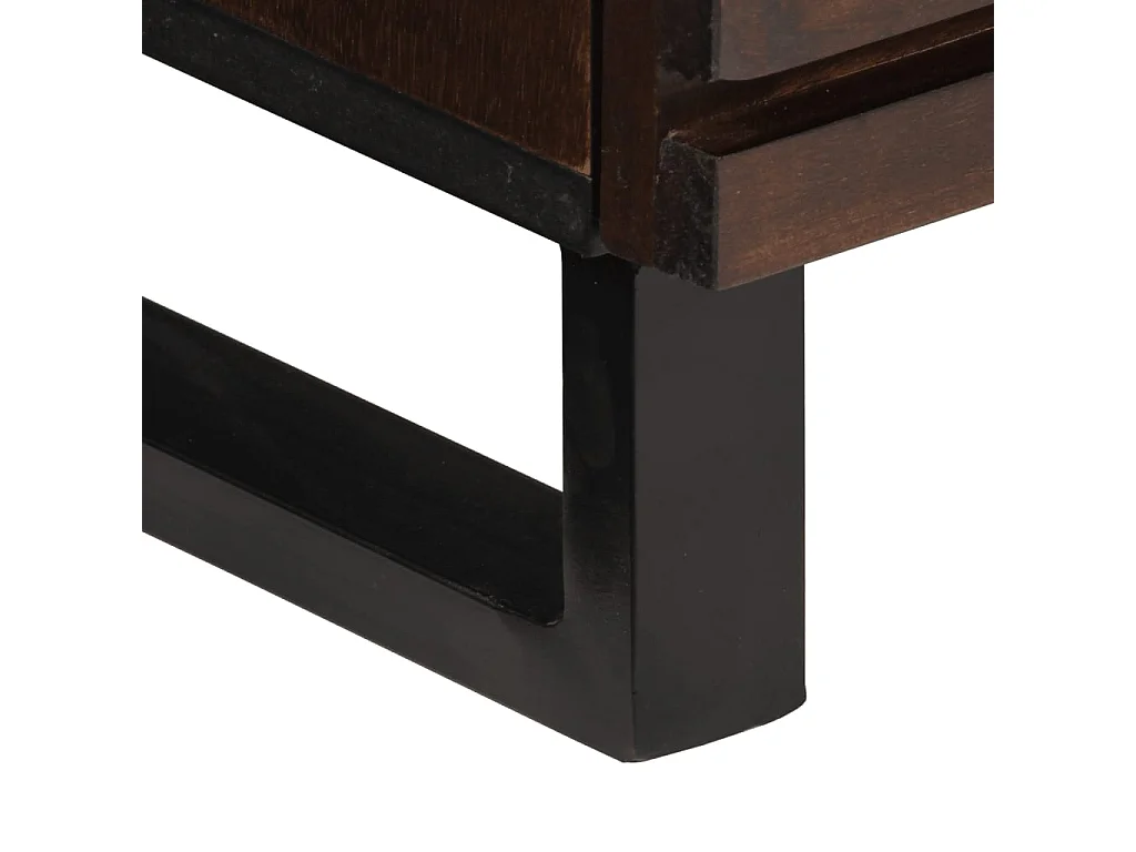 Buffets 2 pcs 60x34x75 cm bois massif de manguier