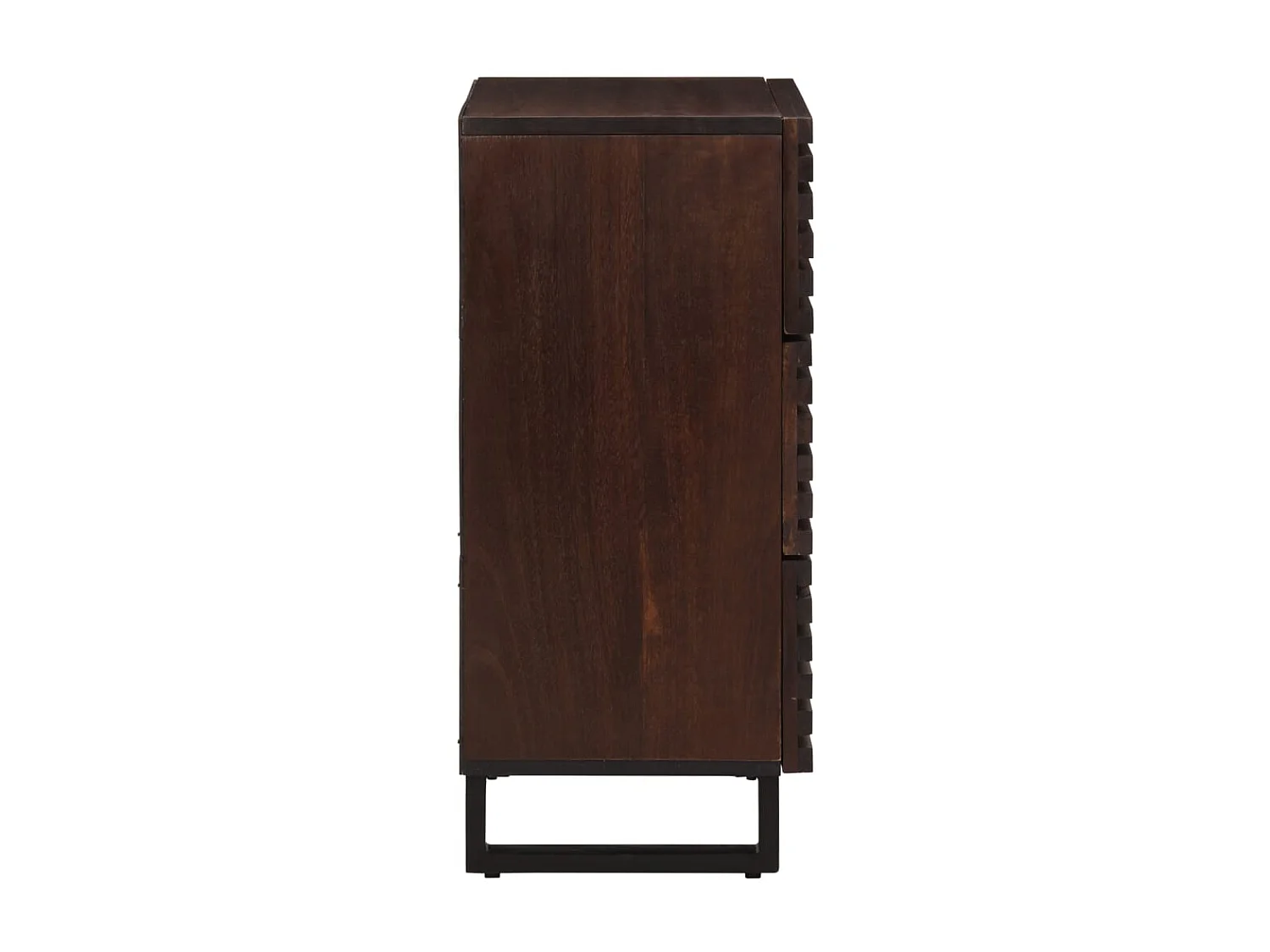 Sideboard 2 Stk. 60x34x75 cm Massivholz Mango