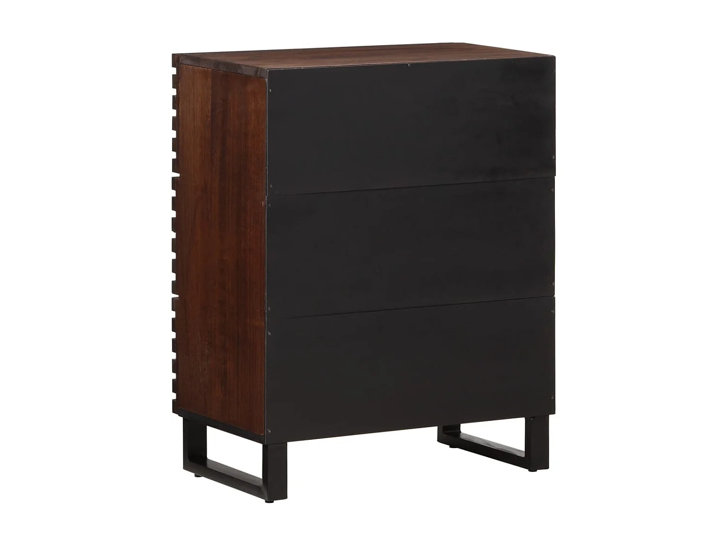 Sideboard 2 Stk. 60x34x75 cm Massivholz Mango