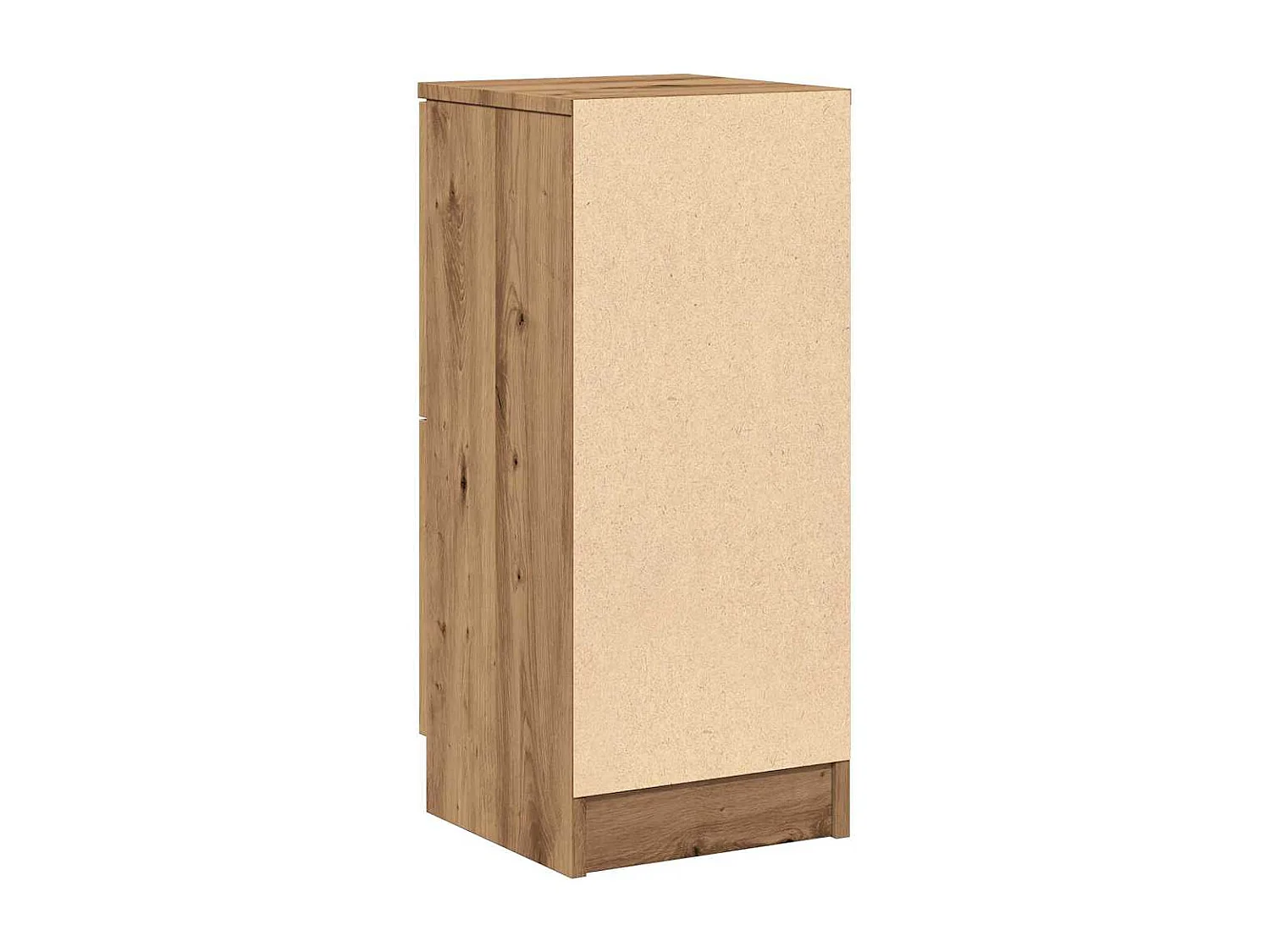 Buffet chêne artisanal 30x30x70 cm bois d'ingénierie