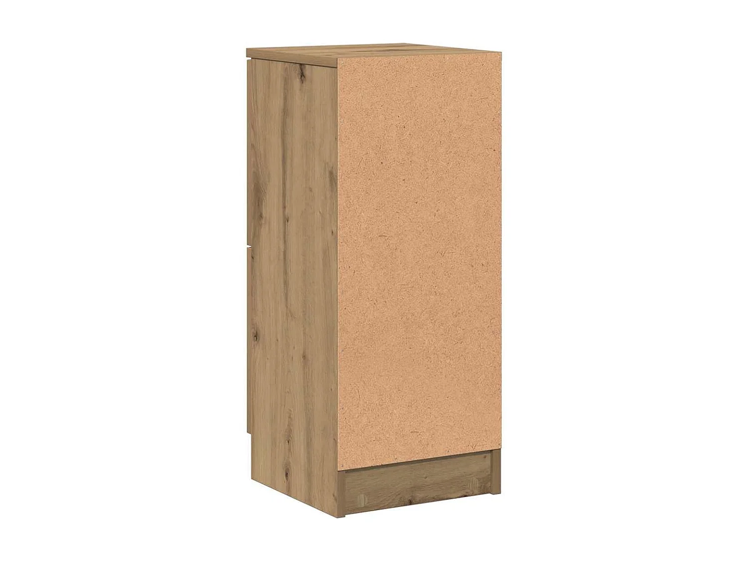 Aparador madera de ingeniería roble artisian 30x30x70 cm