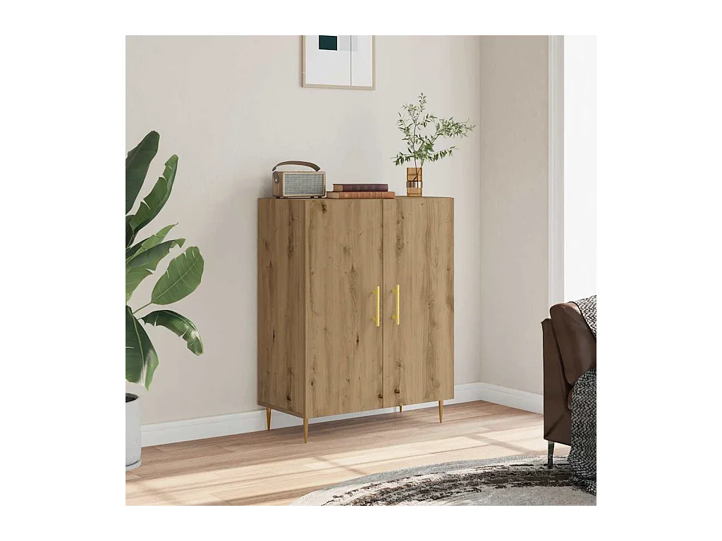 Sideboard Artisan-Eiche 69,5x34x90 cm Holzwerkstoff