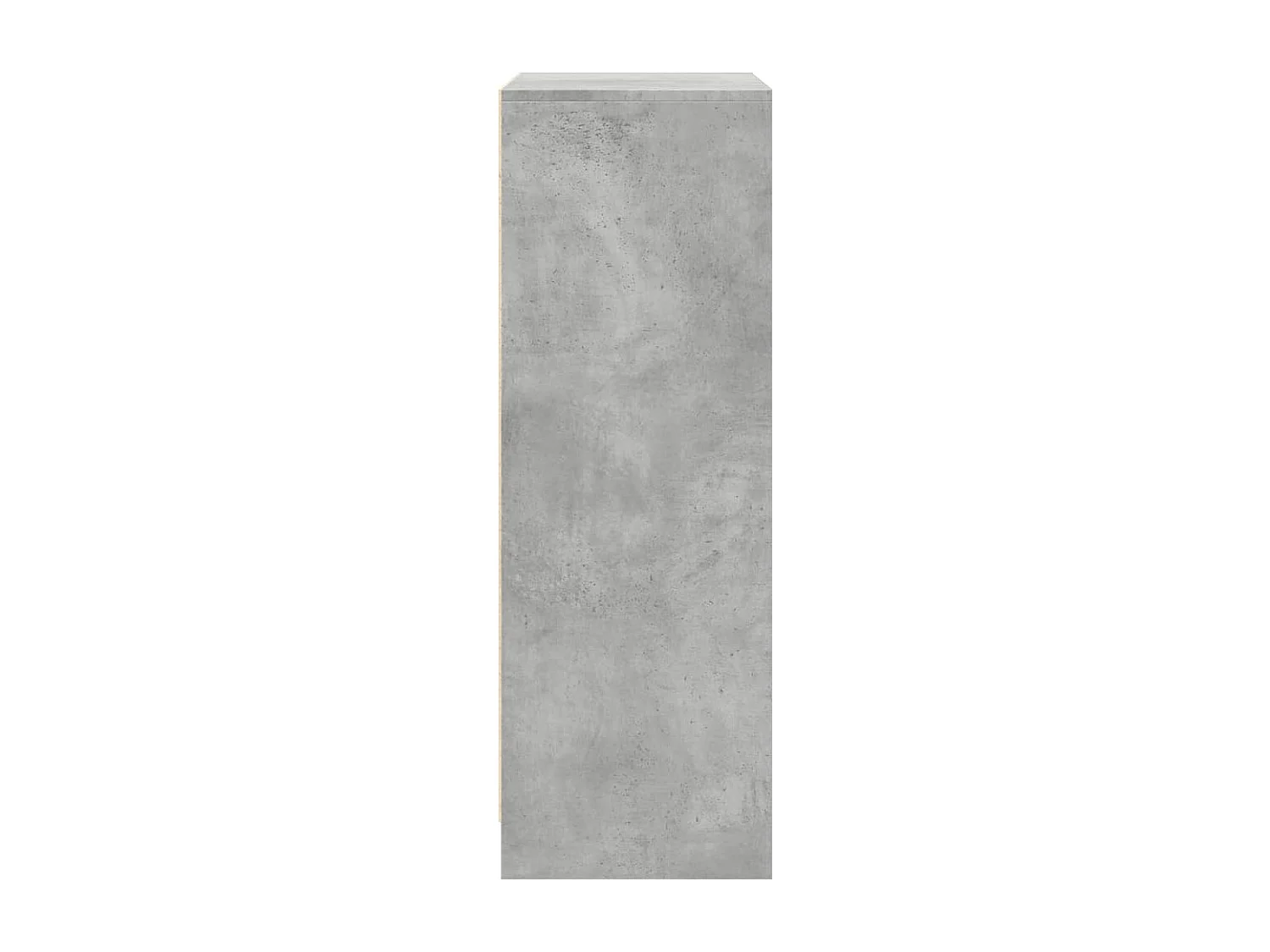 Aparador 77x34x100 cm madeira processada cinza cimento