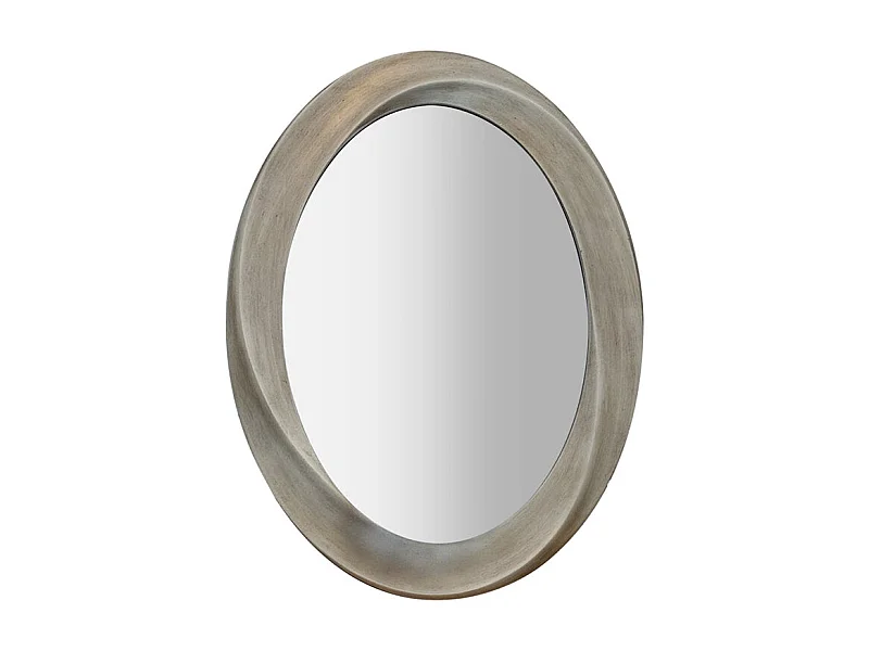 Vintage ovale wandspiegel voor woonkamerdecoratie - 60x80cm Spiegel met gouden lijst voor wanddecoratie 80x60cm