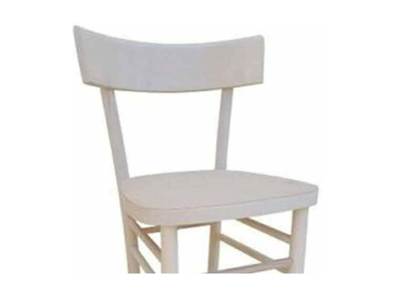 Tabouret en bois Milan h 80cm du sol à l'assise brut à peindre