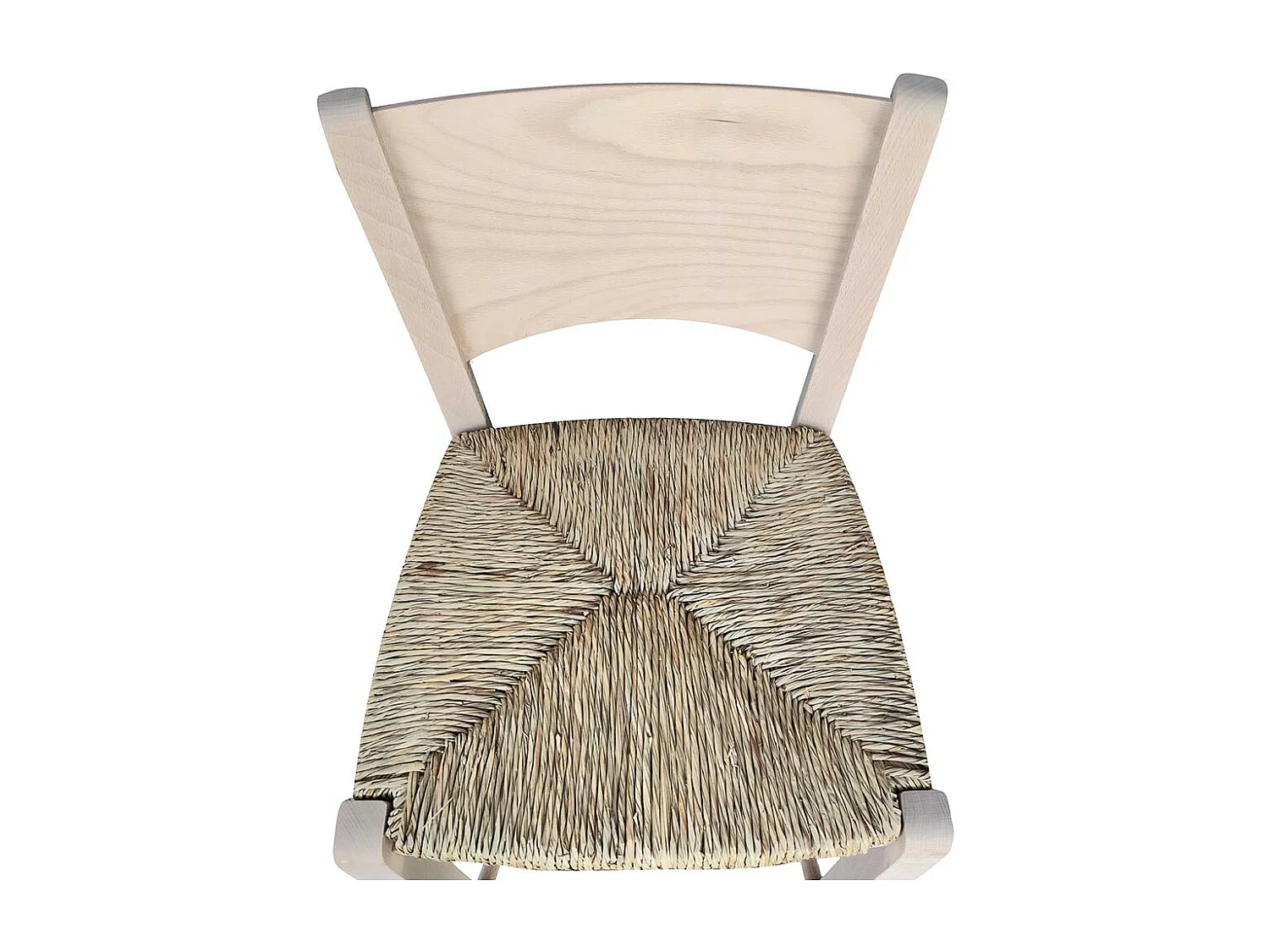 Taburete de madera con asiento de paja mod Lucy h 73 cm del suelo al asiento