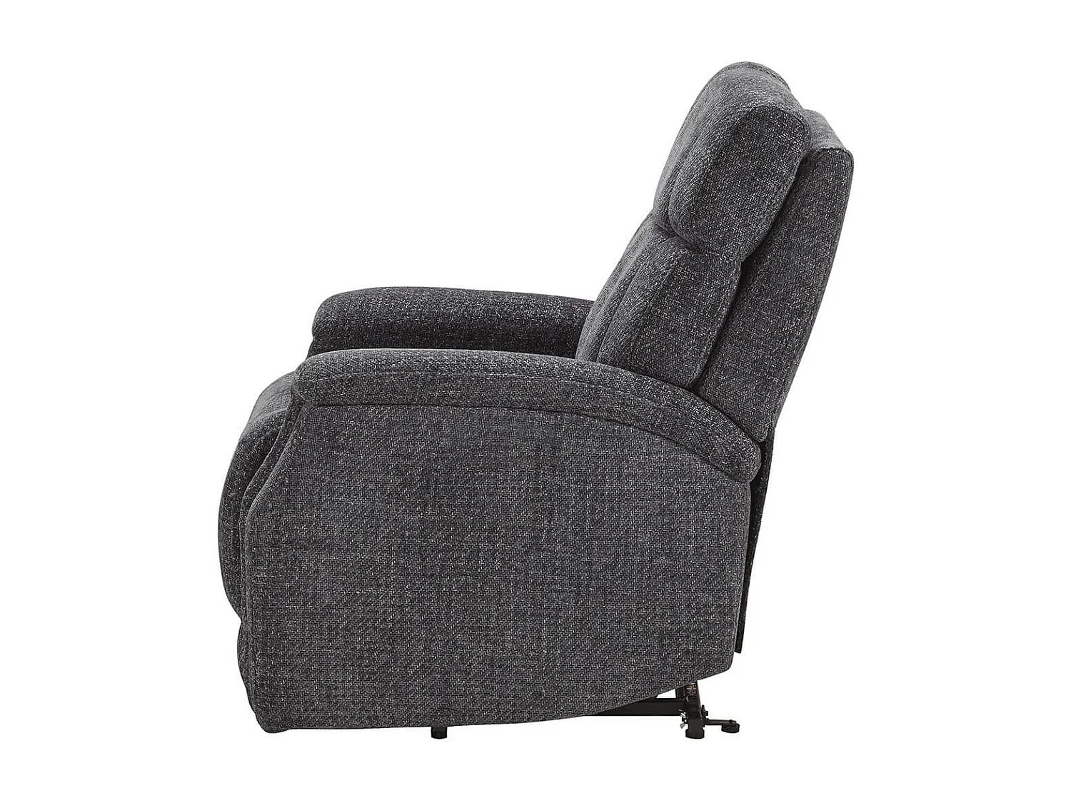 LINARES - Fauteuil Relax Releveur Electrique Tissu Gris foncé