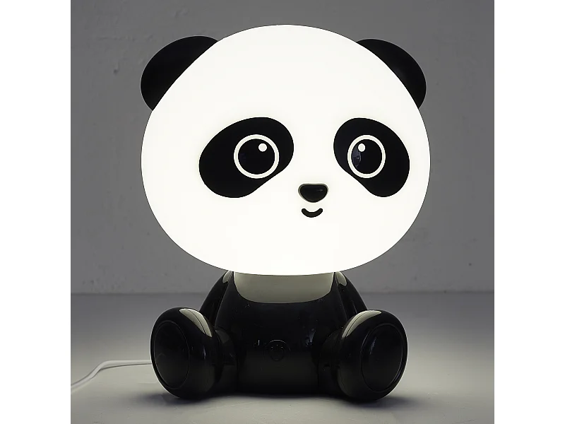Lampe Veilleuse Panda Usb Noir, Blanc