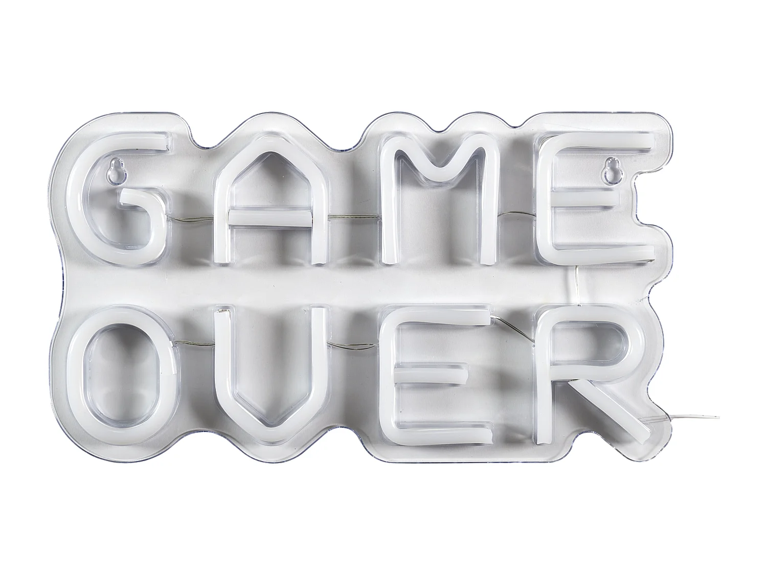 Lampe Led Effet Neon Game Over Usb Multicolore