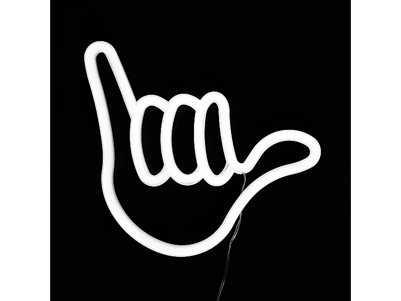 Lampe Led Effet Neon Usb Blanc