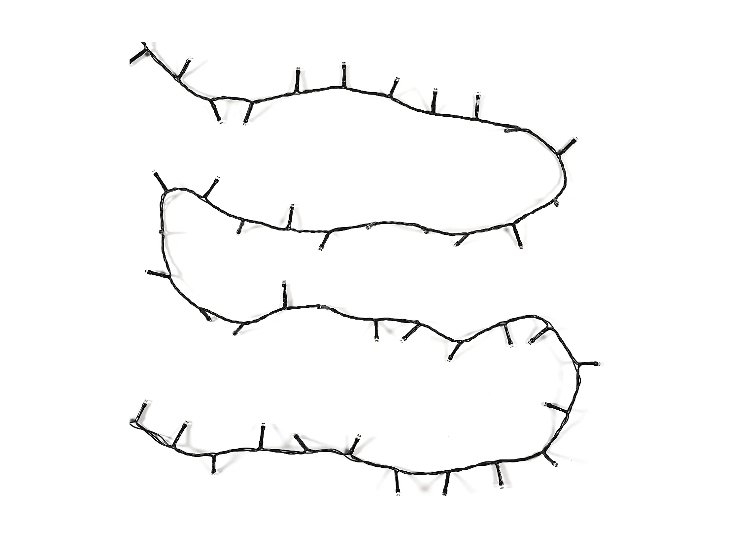 Guirlande 200 Leds A Prise Noir