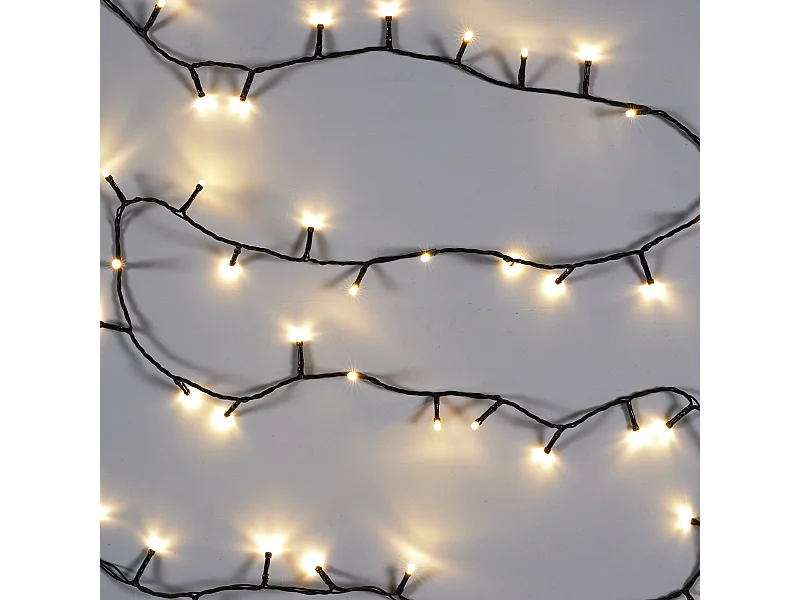 Guirlande 200 Leds A Prise Noir