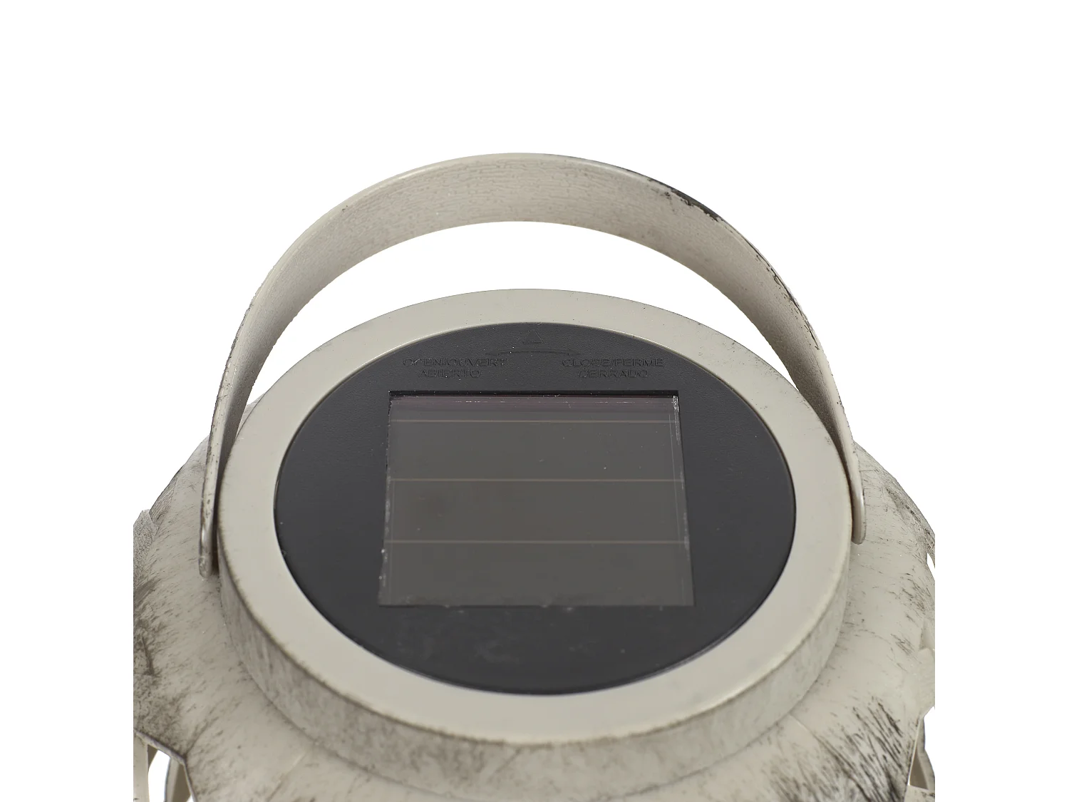 Lampe Exterieur Solaire Effet Bougie Marron