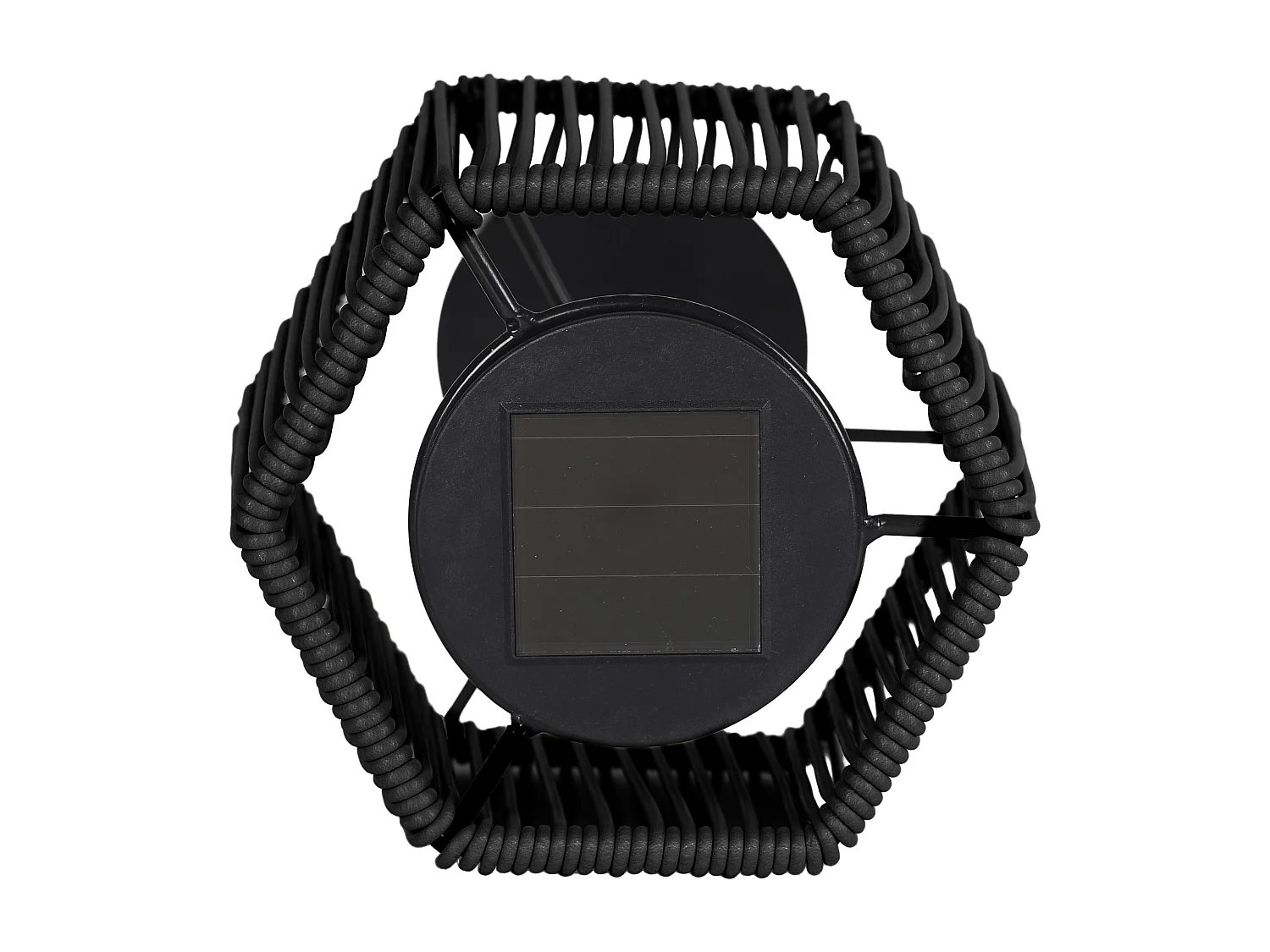 Lampe De Table Solaire Turquoise H40cm Bleu