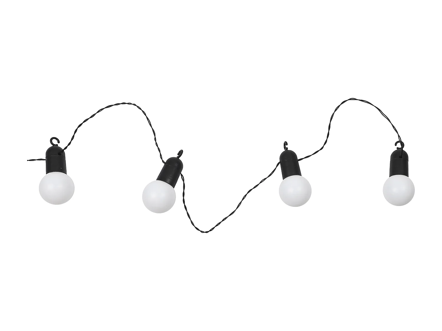 Guirlande Ampoules Blanches 20 Leds 5m70 Blanc