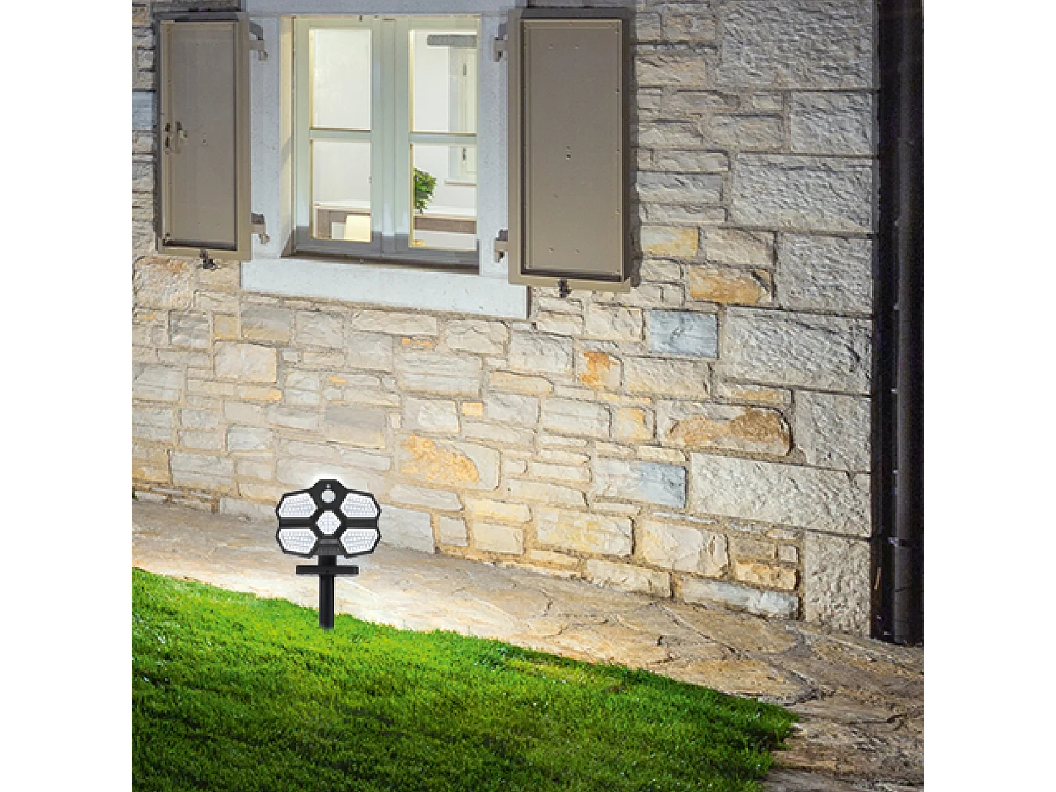 Lampe Led Solaire Avec Detecteur De Mouvement Noir