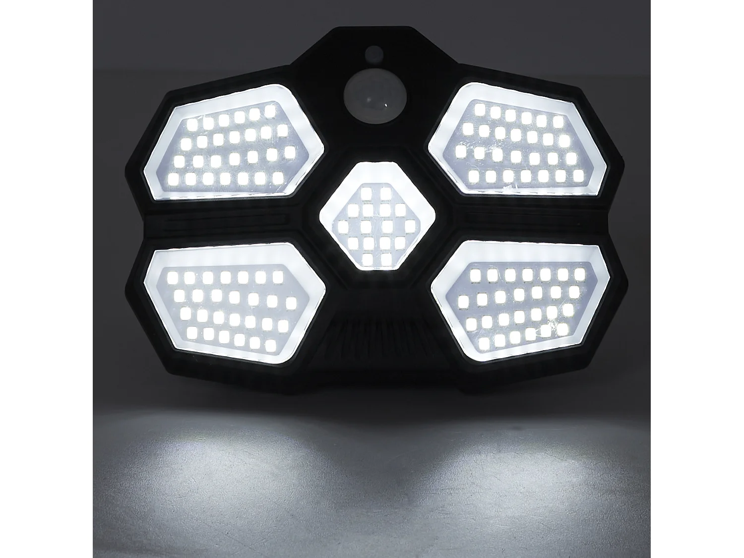 Lampe Led Solaire Avec Detecteur De Mouvement Noir